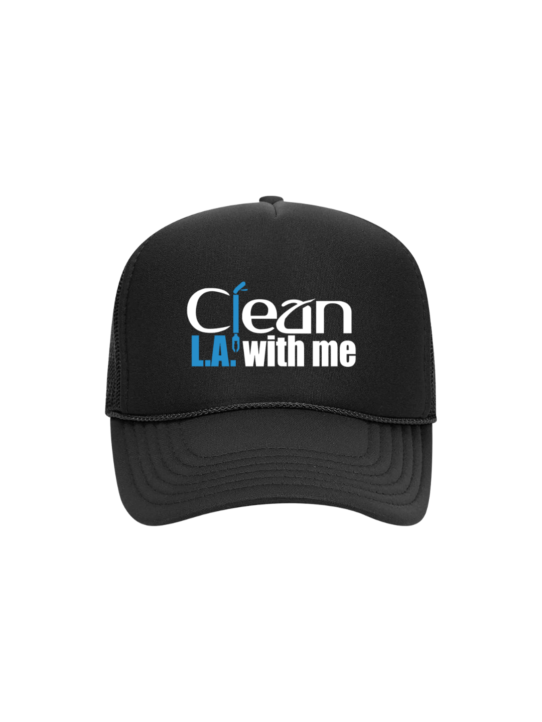 Trucker hat-CleanLAwithMe